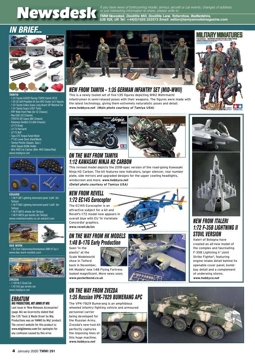 Tamiya Model Magazine 291 (2020-01)